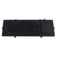 Clavier d'ordinateur en plastique industriel durable Panelmount avec pavé tactile