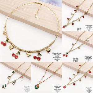 สร้อยคอสแตนเลส250922 Xuping <span class=keywords><strong>ttm</strong></span> สร้อยคอชุบทอง14K หลายสไตล์สำหรับผู้หญิงสร้อยคอเครื่องประดับแฟชั่น - Product Image 2