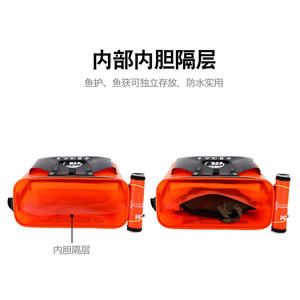 Cubo de Pesca Plegable EVA Zhong Ji Yu Zhi Xiang, Contenedor para Peces Vivos Moldeado en 3D, Doble Asa, Multiusos, Unisex - Product Image 3