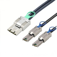 Câble de stockage externe IPass X8 68 broches vers 2x SFF-8088 Mini SAS HD PCIe Gen3 8GT/s 0,5 m