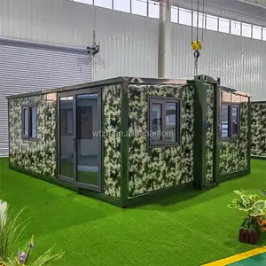 Lüks Modern prefabrik Villa yalıtımlı taşınabilir genişletilebilir konteyner ev 2 3 4 yatak odası cep küçük ev