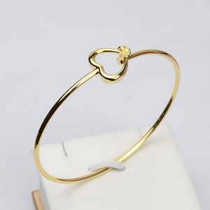 Brazalete Elástico de Plata S925 con Diseño de Amor, Hecho a Mano, para Mujer, con Soporte para Perlas de 5-7.5 mm, Semi-Acabado, 508, Accesorios de Joyería - Product Image 2