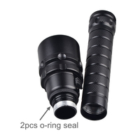 Sous-marine 100M 3800LM HAUTE PUISSANCE 3 * XM-L2 A MENÉ LA Lampe-Torche De Plongée Étanche Plongée Torche Lanterne (2x18650)