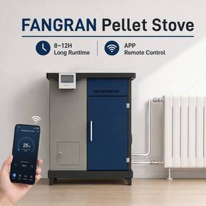 Caldaia Idronica <span class=keywords><strong>a</strong></span> Pellet Fangran 500S con Tramoggia da 100 kg, Caldaia Centralizzata per Riscaldamento Domestico Multi-Stanza per Edifici fino <span class=keywords><strong>a</strong></span> 500m² - Product Image 1