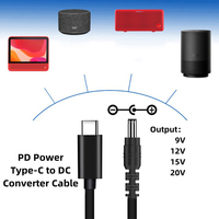 USB-C pengisi daya PD tipe C, catu daya Laptop Tipe C PD Charger 5V 9V 12V 15V 20V Trigger protokol Power Bank Line WiFi Router ONU UPS