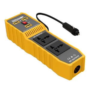 Invertitore di potenza per auto 200W convertitore Dc 12V a 110V Ac 400W per auto con adattatore per auto Usb 4.8A