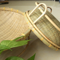Panier pour chat multifonctionnel de style américain en bambou naturel robuste de qualité supérieure de petite taille de 12 pouces, capacité de charge de 5 kg