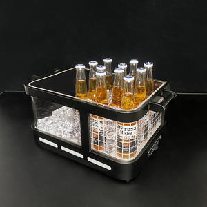 PP di plastica di alta qualità bar ghiaccio di plastica Led secchiello del ghiaccio per Belle ucraina Heritage Cinco Vodka Mako - Product Image 1