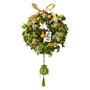 La hierba de lazo fresca se puede transformar en coronas o colgantes para decoración del hogar o como adornos festivos. También se puede secar y - Product Image 5