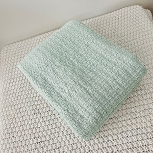 Manta 100% Algodón, Manta de Verano para Oficina con Aire Acondicionado, <span class=keywords><strong>Cubre</strong></span> Sofá, Toalla, <span class=keywords><strong>Colcha</strong></span> - Product Image 5