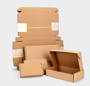 Scatole a Forma di Aereo All'Ingrosso Grezze per Spedizioni Express Piccole in Carta Laminata Opaca per Imballaggio Alimentare in Pronta Consegna - Product Image 4