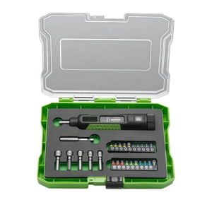 Jeu de tournevis dynamométriques pour fenêtres, 27 pièces, mini, à forte force magnétique, antidérapants, haute performance, 1/4 " 1-6 N.M & 8.85-53.10 In.lb - Product Image 1