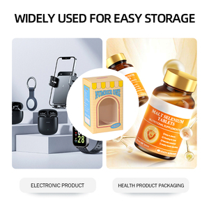 Tùy Chỉnh Trong Suốt Cửa Sổ Miếng Bọt Biển Lót Sinh Thái Thân Thiện Với Sản Phẩm Điện Tử Bao Bì Hộp Matte Phim Dưới Gấp Bóng - Product Image 3