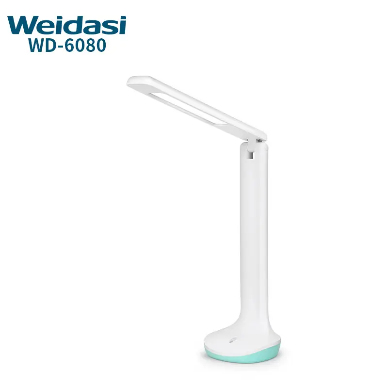 Rechargeable and foldable eye-caring bed side LED reading desk lamp with USB charge
