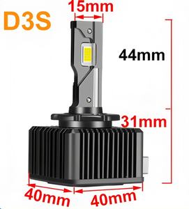 Kit de Conversión de Bombillas LED para Faros Delanteros de 120 W, Luz Baja CANBUS Alta, Bombilla LED Blanca para Automóvil, para Modelos <span class=keywords><strong>Audi</strong></span> Touring Polo D1S D3S D5S D8S - Product Image 2