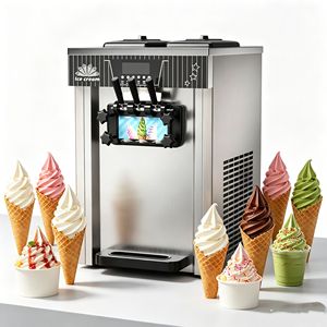 Máquina de Helados de Gelato de <span class=keywords><strong>3</strong></span> Sabores, Máquina para Hacer Helados para Negocios/Máquina de Helados - Product Image 1