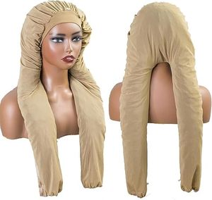 <span class=keywords><strong>Bonnet</strong></span> de nuit respirant 2-en-1 pour tresses longues avec logo personnalisé pour femmes - Product Image 5