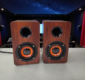 Người Bán Hàng Tốt Nhất Tùy Chỉnh Hifi Máy Tính Để Bàn Bằng Gỗ Sừng Stereo Loa Siêu Trầm Khuếch Đại Loa Âm Thanh Hệ Thống Âm Bass Mạnh Mẽ Surround Âm Thanh Loa - Product Image 2