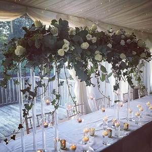 Wedding Centerpiece Acrylic Transparent <b>Display</b> <b>Flower</b> Rack Stand Holder Crystal Stage Pillar for Wedding Party - Product Image 2