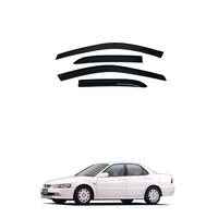 Deflector de Ventana Acrílico Negro, Visera para Puerta, Compatible con Honda Accord 1998-2002, Accesorios
