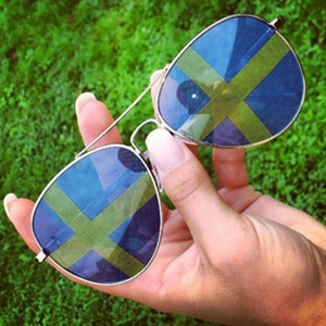 Herzförmige Sonnenbrille US-Flagge Patriotische Amerikanische Metallrahmen-Lochbrille Party Festival Sommer Neuheit Großhandel Brillen - Product Image 4