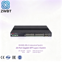 Commutateur PoE H3C IE4500-28S-G 28 ports, couche 3, avec VLAN, QoS, SNMP, empilable, capacité 560 Gbit/s, en stock