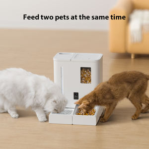 2025 신형 스타일리시 스마트 자동 2-in-1 고양이 사료 급식기 카메라 4L/5L 솔리드 패턴 충전 전원 WiFi 앱 제어 - Product Image 5