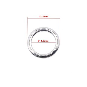 Junta de fieltro de aluminio D2408 3 para reemplazo de tapón de drenaje del cárter de aceite de Volkswagen - Product Image 3