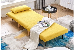 Chất Lượng Tốt Đơn Giản Tiết Kiệm Không Gian Trang Chủ Nội Thất Lười Biếng Ghế Gấp Lưng Cao Ghế Giường Sofa Đơn - Product Image 4