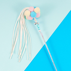 ไม้ล่อแมวหลากสี ราคาส่งถูก ปลอดสารพิษ สำหรับเล่นกับแมว - Product Image 2