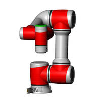 Robot collaboratif de découpe automatique JAKA A20 Cobot, solution de découpe flexible pour la découpe de profilés et de pièces de quincaillerie.