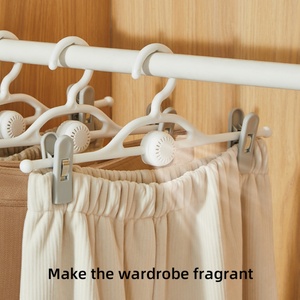 Multi-function Pants Rack Indoor and Outdoor Plastic Dehumidifying Sachet Pants Rack Plastic <b>Hangers</b> for Clothes - Product Image 3