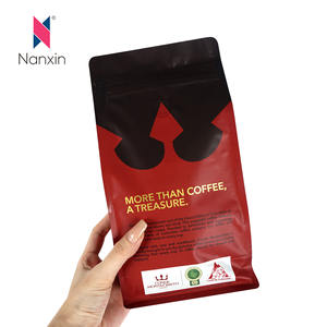 Venta al por mayor de lujo personalizado Mini 1kg 50kg goteo verde grano de <span class=keywords><strong>café</strong></span> suave al tacto válvula Kraft blanco Stand up bolsa Mylar bolsas para <span class=keywords><strong>café</strong></span> - Product Image 5