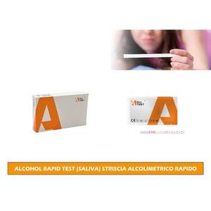 Strisce Reattive per Test Rapido dell'Alcol nella Saliva, Tester Pratico per Rilevazione Immediata - Product Image 1