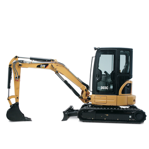 3.5 ตันใช้ Cat 303c cr รถขุดขนาดเล็ก Caterpillar 303c Cr พร้อมใบมีด 303cr 3.5 ตันรถขุด - Product Image 1