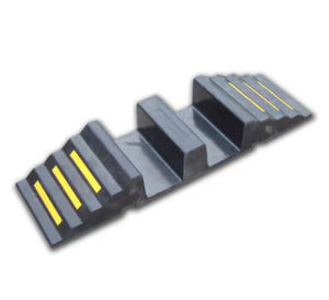 Wheel Chock with Reflective <b>Strip</b> for Truck Trailer - Product Image 4