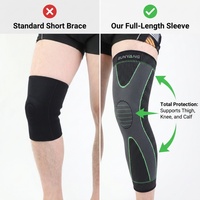 Nouvelles manchons de compression longs pour jambes entières et genoux 2026 du fabricant