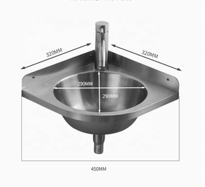 Évier RV en acier inoxydable 304 rv petit évier d'angle pliable <span class=keywords><strong>plus</strong></span> petit - Product Image 3