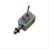 Actionneur solénoïde micro-poussoir/extracteur à cadre ouvert personnalisé DC12V/24V/36V pour serrures intelligentes, distributeurs automatiques et projets d'automatisation DIY