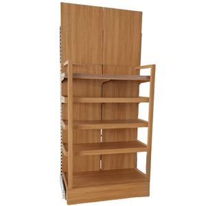 ชั้นวางกอนโดลาไม้สำหรับวางขวดไวน์ตู้เครื่องดื่มแอลกอฮอล์และโต๊ะล่างสำหรับจัดแสดงในซูเปอร์มาร์เก็ตออกแบบได้ตามต้องการ - Product Image 2