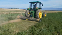 Vente chaude, faucheuse à fléaux à entraînement par prise de force, tracteur hydraulique à trois points, pour tondre les mauvaises herbes, pour mini-tracteur
