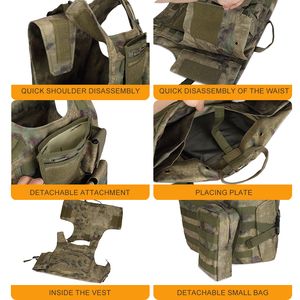 Gilet Modulaire d'Extérieur en Gros avec Système de Boucle à Libération Rapide, Cadre de Support et Doublure en Polyester Durable pour la Randonnée et l'Entraînement en Plein Air - Product Image 4
