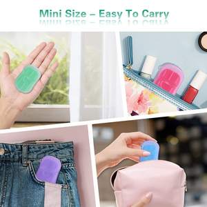 Feuilles de <span class=keywords><strong>savon</strong></span> en papier jetables solubles dans l'eau <span class=keywords><strong>pour</strong></span> le lavage des mains, respectueuses de la peau, de marque privée - Product Image 3