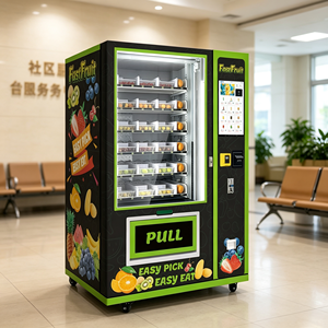 Máquina Expendedora Comercial Personalizada de 21.5 Pulgadas para Ensaladas, Frutas Frescas, Postres y Mousse, con Wifi, Autoservicio - Product Image 1