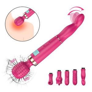 Lotusif อัพเกรดฟันหมาป่าของไม้กายสิทธิ์ AV 12ความถี่ + 8ความเร็วแทนที่5หัวสั่นที่แตกต่างกันสำหรับผู้หญิง - Product Image 1