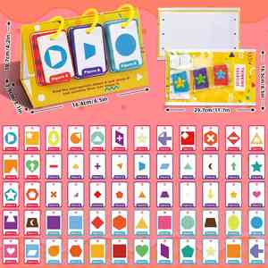 Herramienta Educativa Interactiva, Juego de Geometría Atractivo para Enseñar Conceptos de Aprendizaje Temprano, Tabla de Formas - Product Image 4