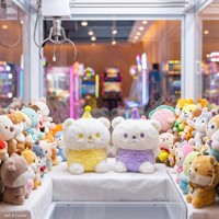 Oso de peluche suave de 8 pulgadas, premios para máquinas de grúas, recuerdos para fiestas de cumpleaños infantiles, peluches al por mayor