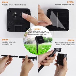 Sản xuất chuyên nghiệp ngoài trời trang trí Giáng sinh năng lượng mặt trời bông tuyết mini chuỗi <span class=keywords><strong>Lights</strong></span> với IP44 đánh giá - Product Image 6