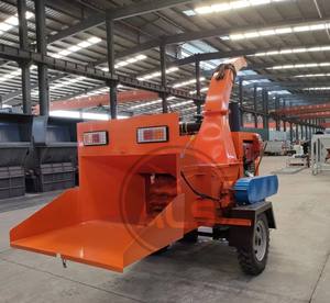 Trituradora de ramas de árbol, hojas y madera, aprobación CE, maquinaria forestal - Product Image 2