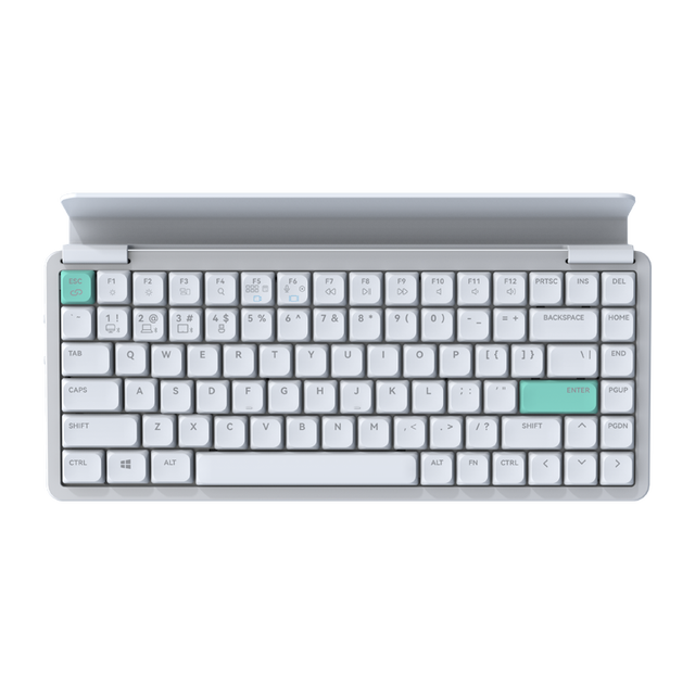 84-Key Aluminum Alloy Case Triple Mode Mechanical Keyboard BT 2.4G Wired Low Profile Switch Slim Office